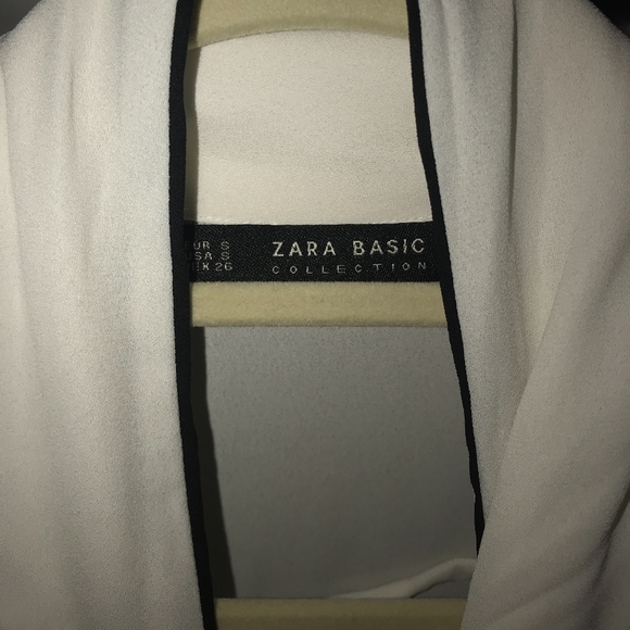 zara white button-up blouse - Picture 4 of 4